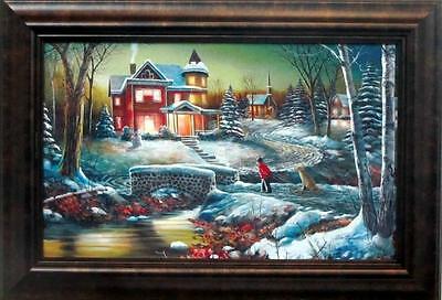Jim Hansel Homeward Bound Framed Decorator Print  14.5" x 10"