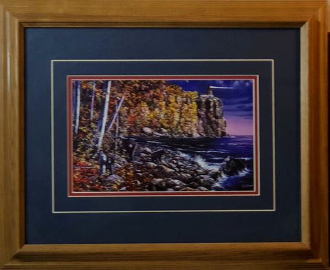 Jim Hansel North Shore Visitors- Framed