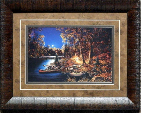 Jim Hansel Northern Solitude Framed Camping Print