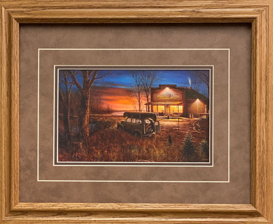 Jim Hansel Patiently Waiting-Framed