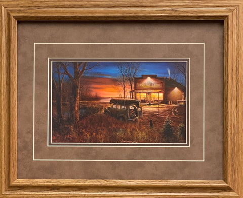 Jim Hansel Patiently Waiting-Framed