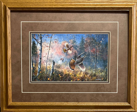 Jim Hansel Quick Escape- Framed - 21"x17" Open Edition