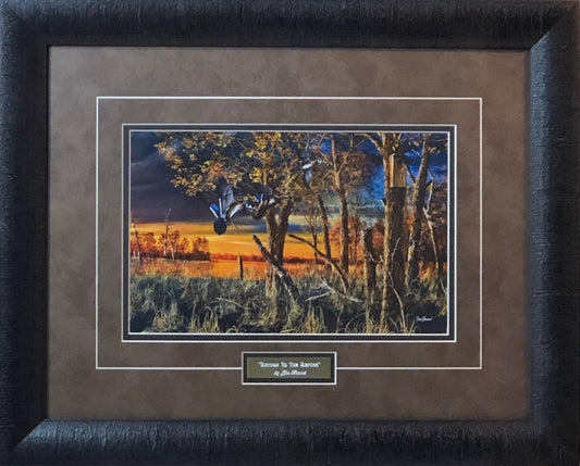 Jim Hansel Return to the Refuge Art Print-Framed 21 x 17