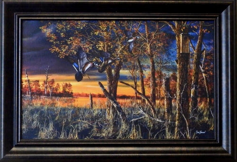 Jim Hansel " Return to the Refuge"Decorator framed Print
