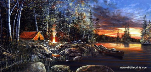 Jim Hansel Twilight Fire - 16"x 12" Open Edition