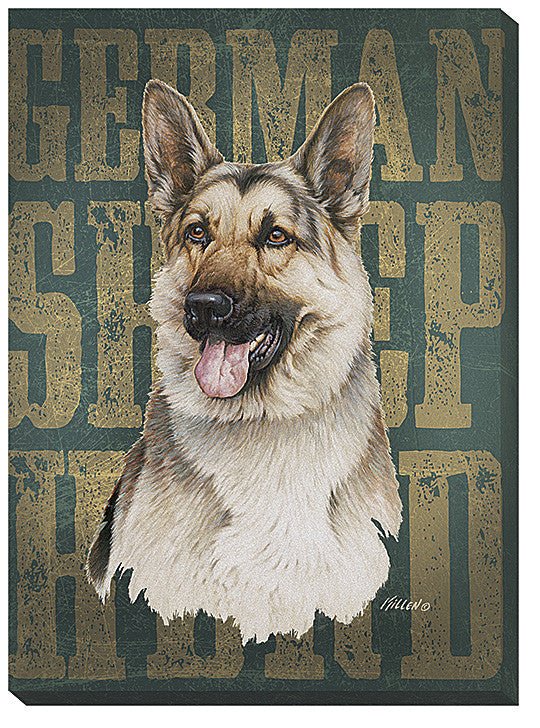 Jim Killen German Shepard-Wrapped Canvas