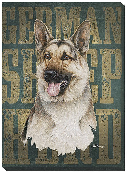 Jim Killen German Shepard-Wrapped Canvas