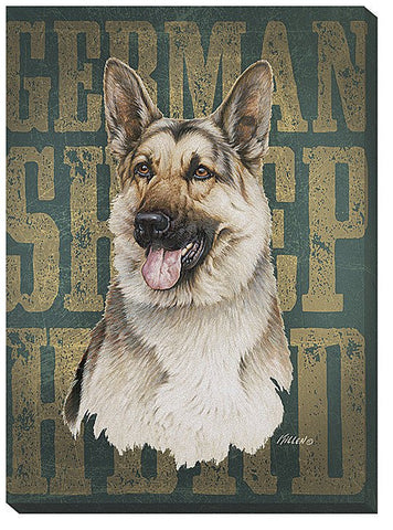 Jim Killen German Shepard-Wrapped Canvas