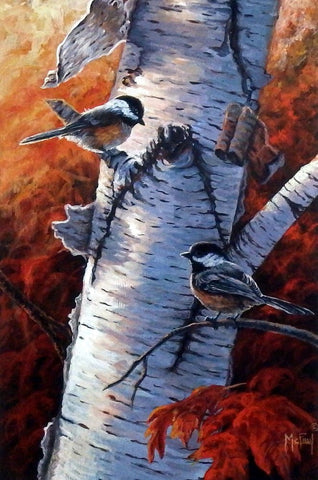 John McFaul Autumn Visitors II - 11"x16.5"