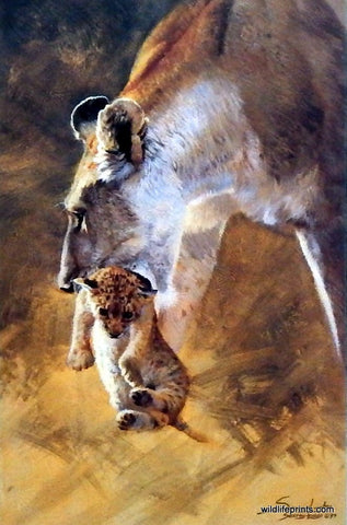 John Seerey-Lester Lion Cub Print TIME TO GO 