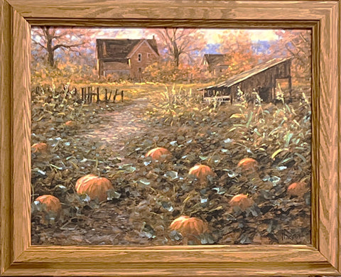 Jon McNaughton Harvest Memories Fall Art Print-Framed 16.5 x 13.5