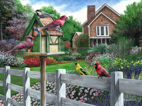 Kevin Daniel Full House Art Bird Print