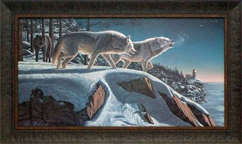 Kim Norlien Moon Light Prowlers-Framed