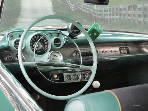 Lori Deiter Automobile Art Print 1957 Chevy Bel-Air (16x12)