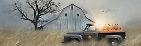 Lori Deiter Fall Pumpkin Harvest Farming Art Print 36 x 12