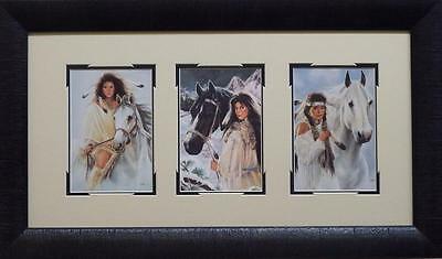 Maija Mystic Rider Framed Trilogy  24 x 14-Free Shipping