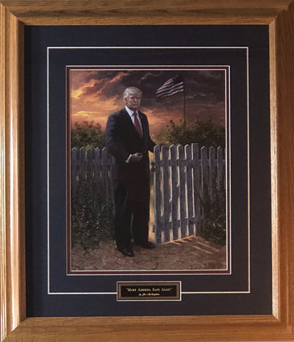 Jon McNaughton Make America Safe Donald Trump Art Print Framed