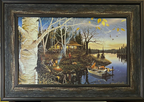 Mark Daehlin Closing Time Lake Art Print-Framed 27.5 x 19