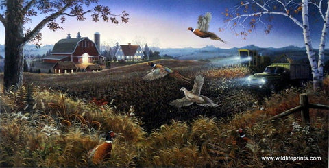 Mark Daehlin Evening Harvest - 33"x 17" Open Edition