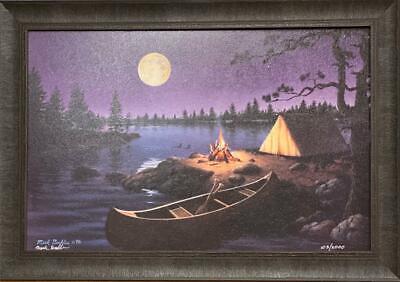 Mark Daehlin Mark Daehlin Moonlight Retreat Art Print-Framed 33.5 x 23.5