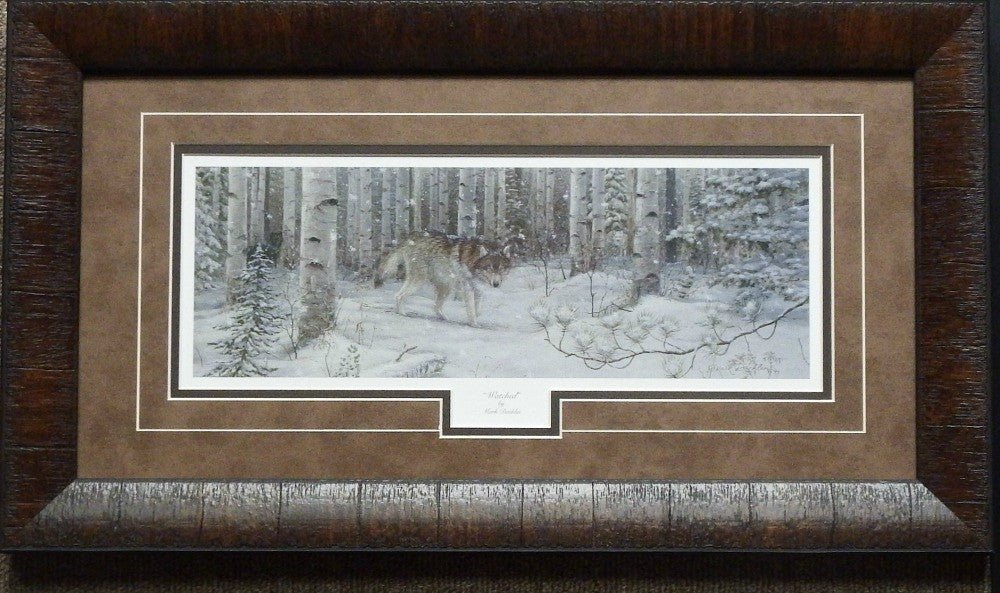 Mark Daehlin Watched Wolve Print-Framed