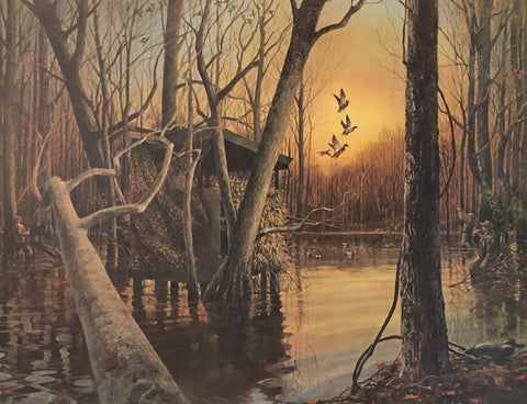 McDonald, Mallard Morning S/N Duck Hunting Art Print 21.5 x 16.5