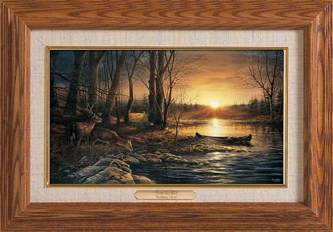 Terry Redlin Morning Glow Master Stroke Framed-FREE SHIPPING