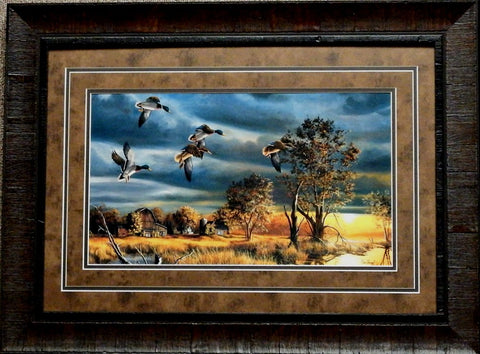 Jim Hansel Morning Mallards-Framed