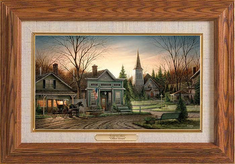 Terry Redlin Office Hours Master Stroke-FREE SHIPPING
