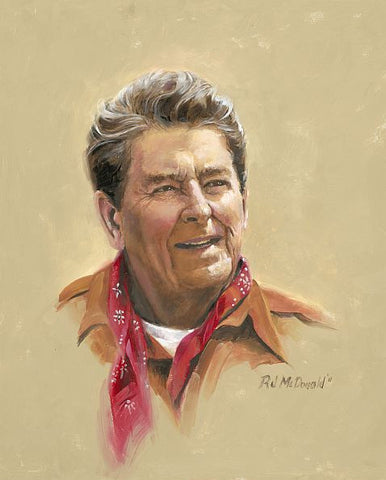 R.J. Mcdonald Ronald Reagan President Art Print