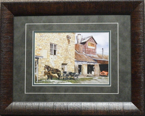 Richard Plasschaert The Old Feedmill Art Print-Framed