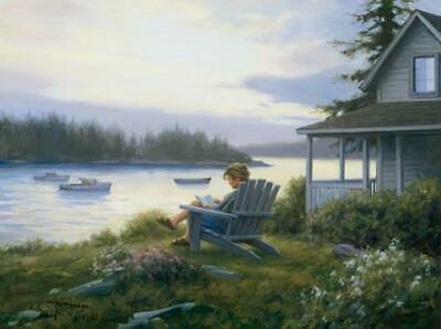 Robert Duncan A Bit of Heaven Boat Cottage Art Print