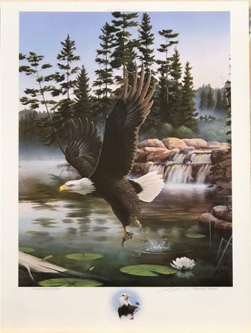 Leo Stans Boundry Waters Eagle Lake Art Print-Signed