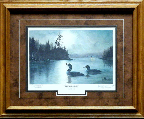 Les Kouba Call Of the North Loon Print-Framed