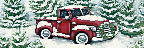 Sarah Baker Tree Farm Tradition I Art Print 36 x 12