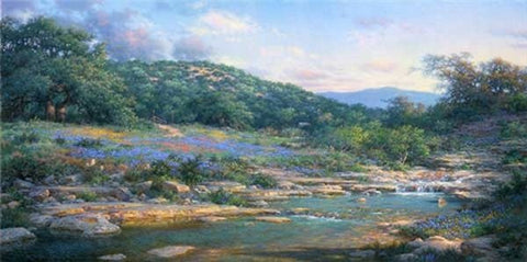 Larry Dyke Shades of Spring 34" x 17"
