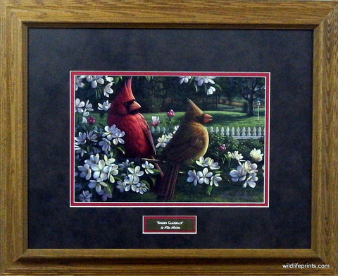 Kim Norlien Spring Cardinals- Framed