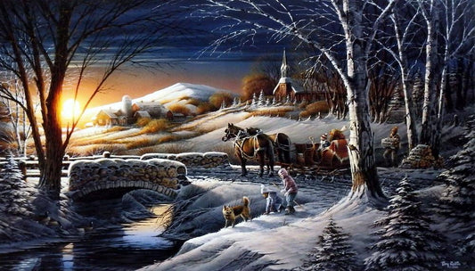 Terry Redlin Almost Home - 24"x14" Signed/Numbered