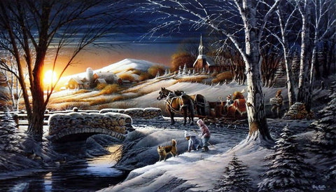 Terry Redlin Almost Home - 24"x14" Signed/Numbered