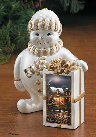 Terry Redlin And Crown Thy Good Snowman Sculpture