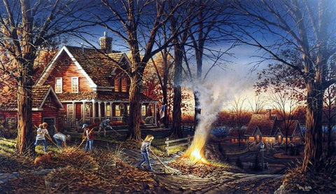 Terry Redlin Autumn Evening - 32"x18.5" Artist's Proof - 32" x 18.5" Artist's Proof