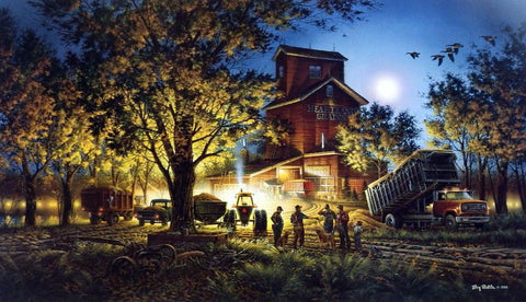Terry Redlin Bountiful Harvest - 24" x 14" Open Edition