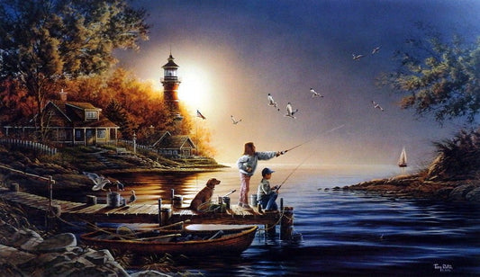 Terry Redlin From Sea To Shining Sea - 28.5 x 16.5 Signed And Numbered - 28.5 x 16.5 Signed And Numbered