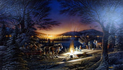 Terry Redlin Heartland Lights - 36"x22" Signed/Numbered
