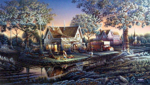 Terry Redlin dog print HIS FIRST FRIEND