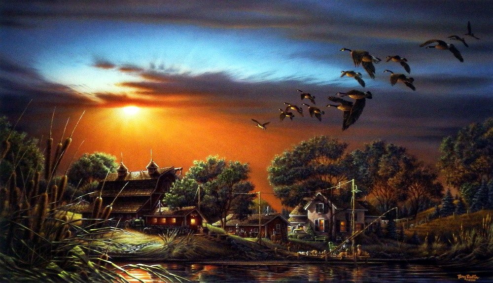 Terry Redlin Lazy Afternoon - 28.5"x16.5" Signed/Numbered