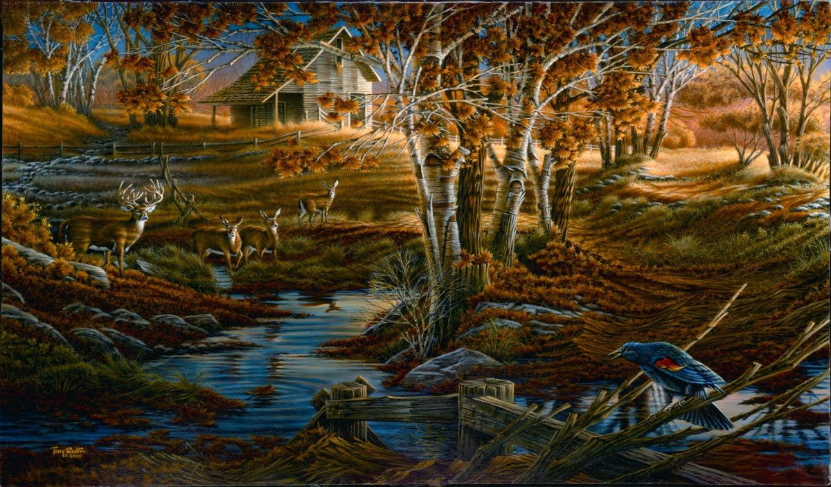 Terry Redlin Natures Sentinel Deer S/N Print