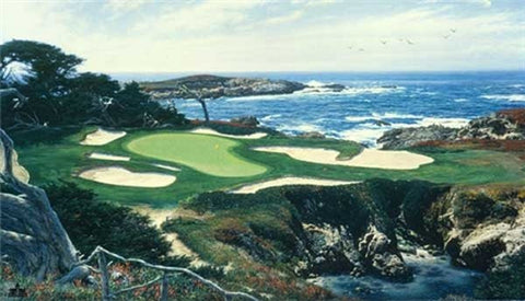 Larry Dyke The 15th at Cypress Point