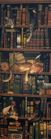Charles Wysocki Classic Tales Cat Art Print  14 x 31
